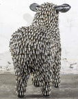 30 Spark Plug Sheep Inspired Recycled Metal Sculpture - Xformerz