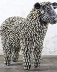 30 Spark Plug Sheep Inspired Recycled Metal Sculpture - Xformerz