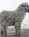 30 Spark Plug Sheep Inspired Recycled Metal Sculpture - Xformerz