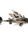 35 Flying Fish (Right) Recycled Metal Art Sculpture - Xformerz