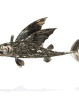 35 Flying Fish (Right) Recycled Metal Art Sculpture - Xformerz