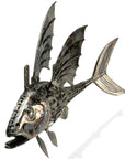 35 Flying Fish (Right) Recycled Metal Art Sculpture - Xformerz