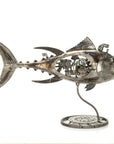 39 Tuna Fish Inspired Recycled Metal Art Sculpture - Xformerz