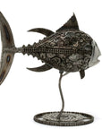 39 Tuna Fish Inspired Recycled Metal Art Sculpture - Xformerz