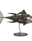 39 Tuna Fish Inspired Recycled Metal Art Sculpture - Xformerz