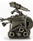 4 Wall-E Inspired Recycled Metal Sculpture - Xformerz