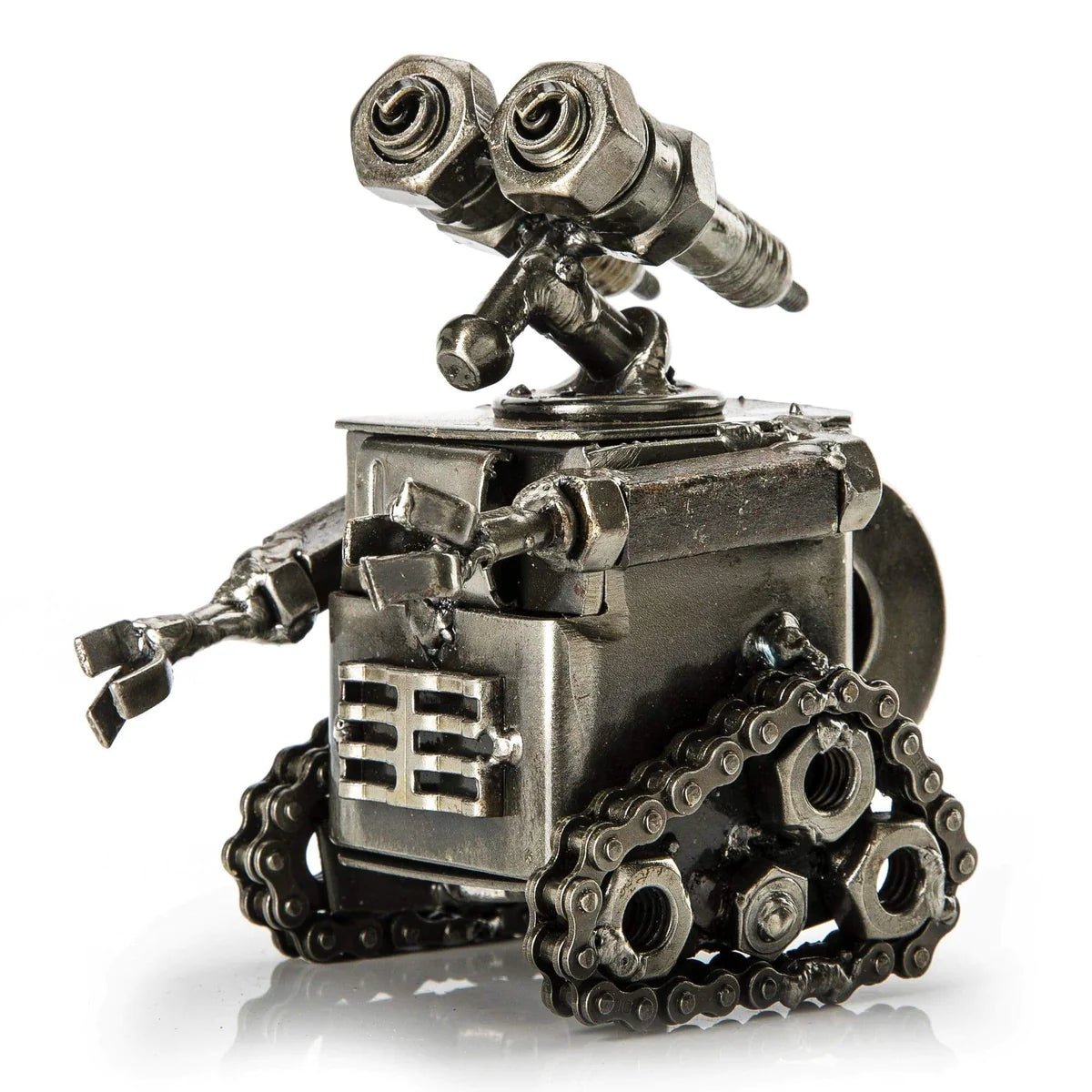 4 Wall-E Inspired Recycled Metal Sculpture - Xformerz