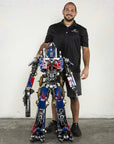 44" Optimus Prime Inspired Recycled Metal Art Sculpture - Xformerz