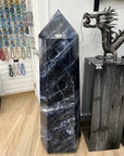 59” Natural Sodalite Obelisk from Brazil - 320 kg - Xformerz