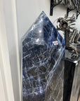 59” Natural Sodalite Obelisk from Brazil - 320 kg - Xformerz