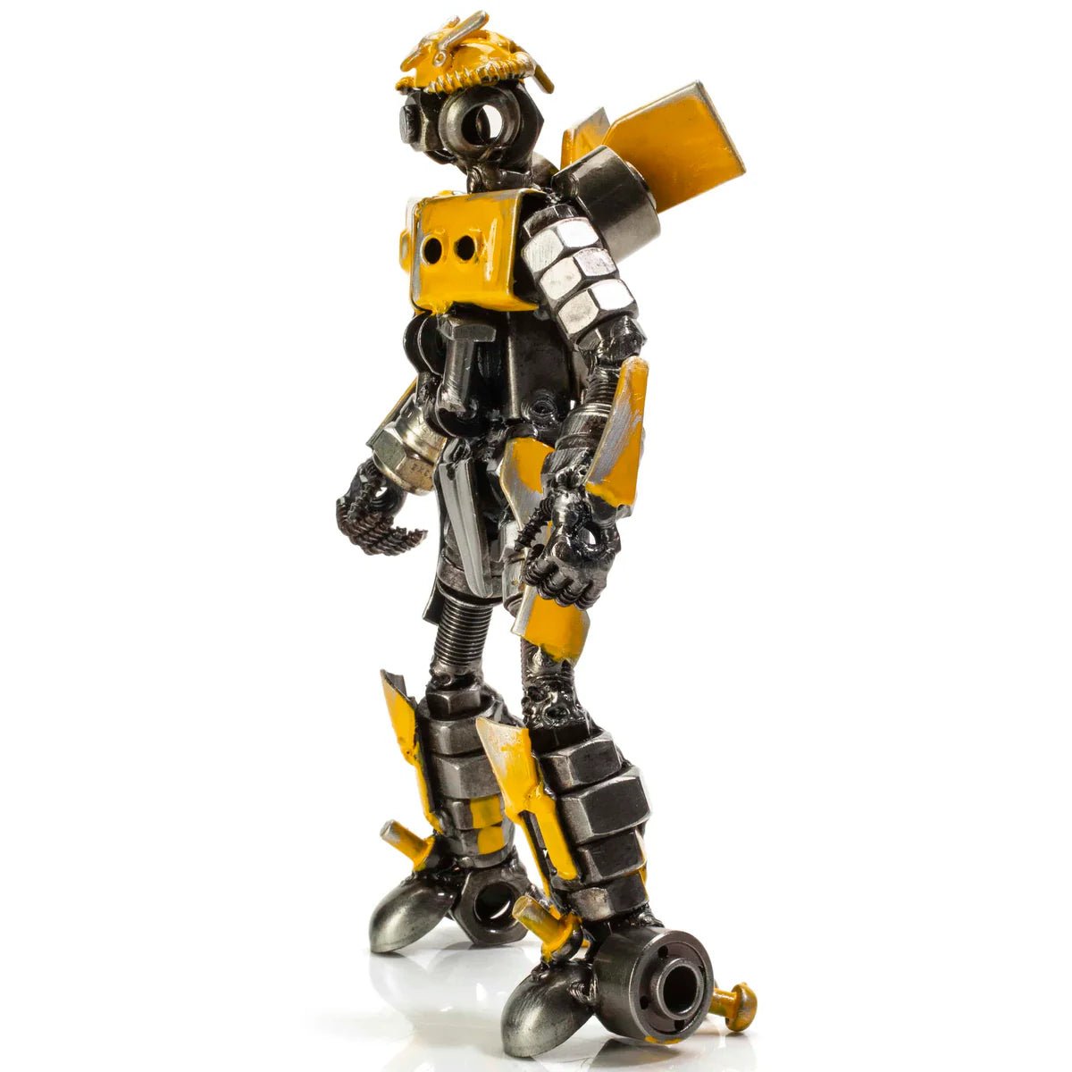 7 Bumblebee Inspired Recycled Metal Sculpture - Xformerz