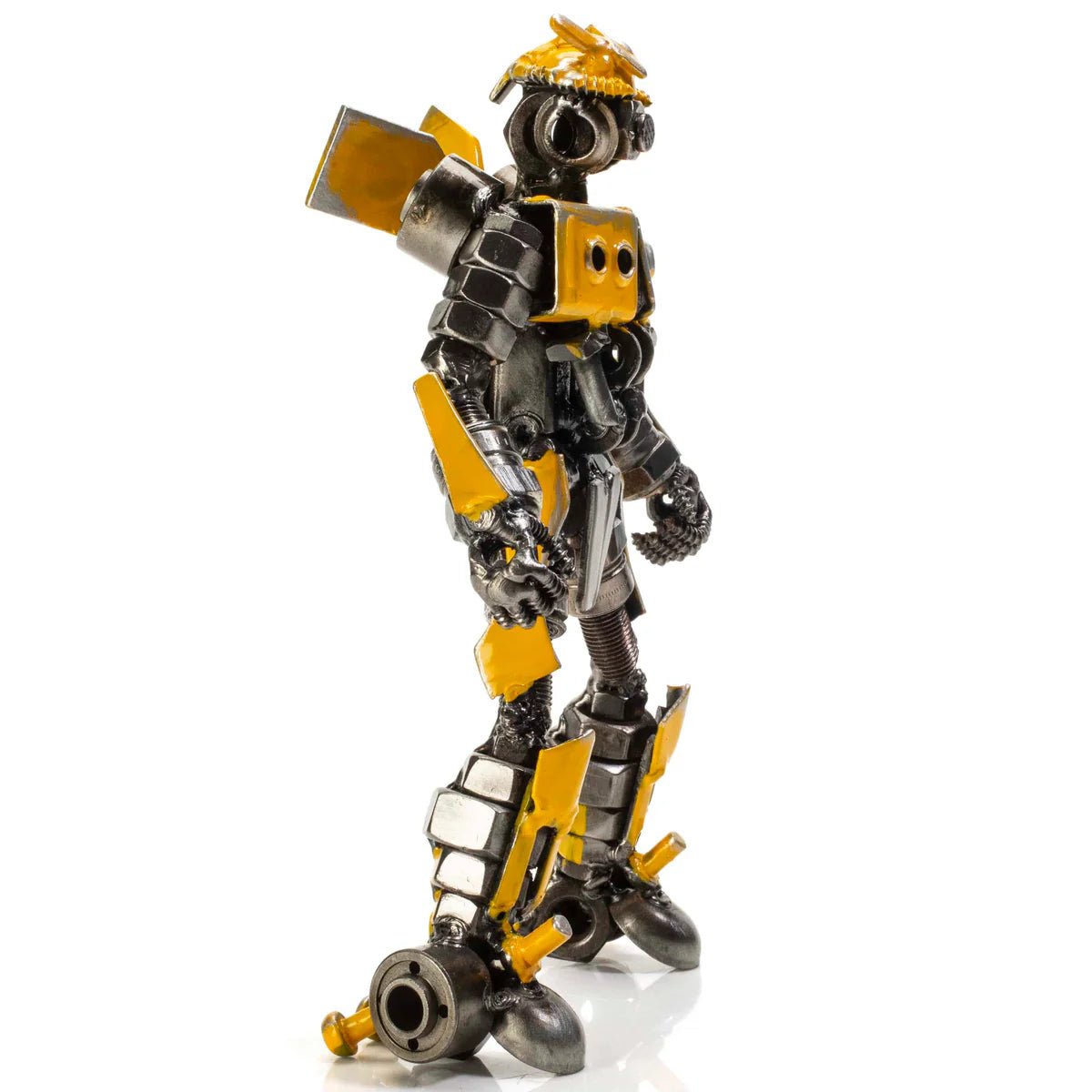 7 Bumblebee Inspired Recycled Metal Sculpture - Xformerz