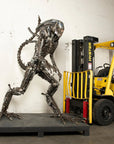 79 Alien Inspired Recycled Metal Art Sculpture - Xformerz