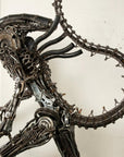 79 Alien Inspired Recycled Metal Art Sculpture - Xformerz