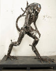 79 Alien Inspired Recycled Metal Art Sculpture - Xformerz