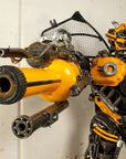 79 Bumblebee Inspired Recycled Metal Art Sculpture - Xformerz