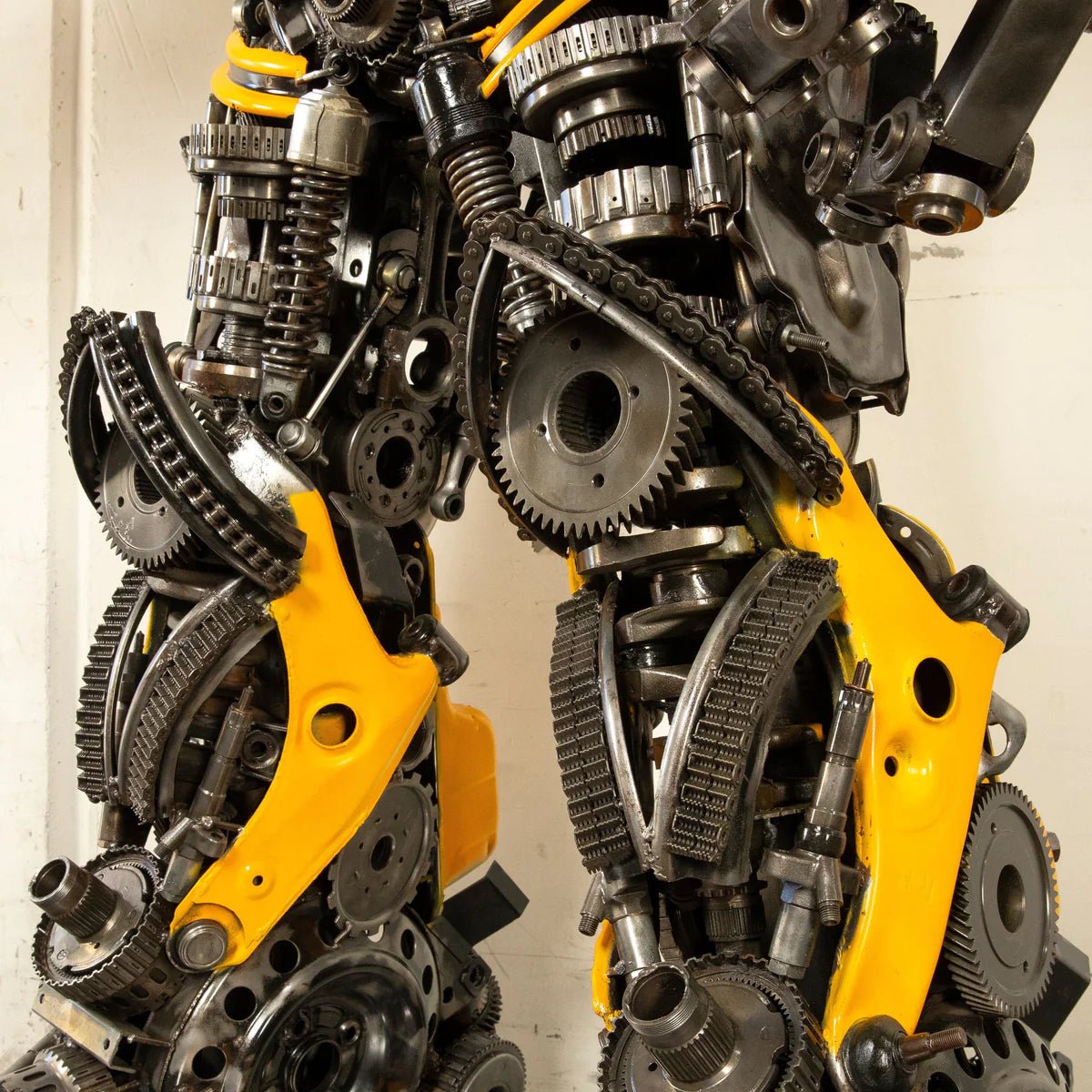 79 Bumblebee Inspired Recycled Metal Art Sculpture - Xformerz