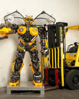 79 Bumblebee Inspired Recycled Metal Art Sculpture - Xformerz