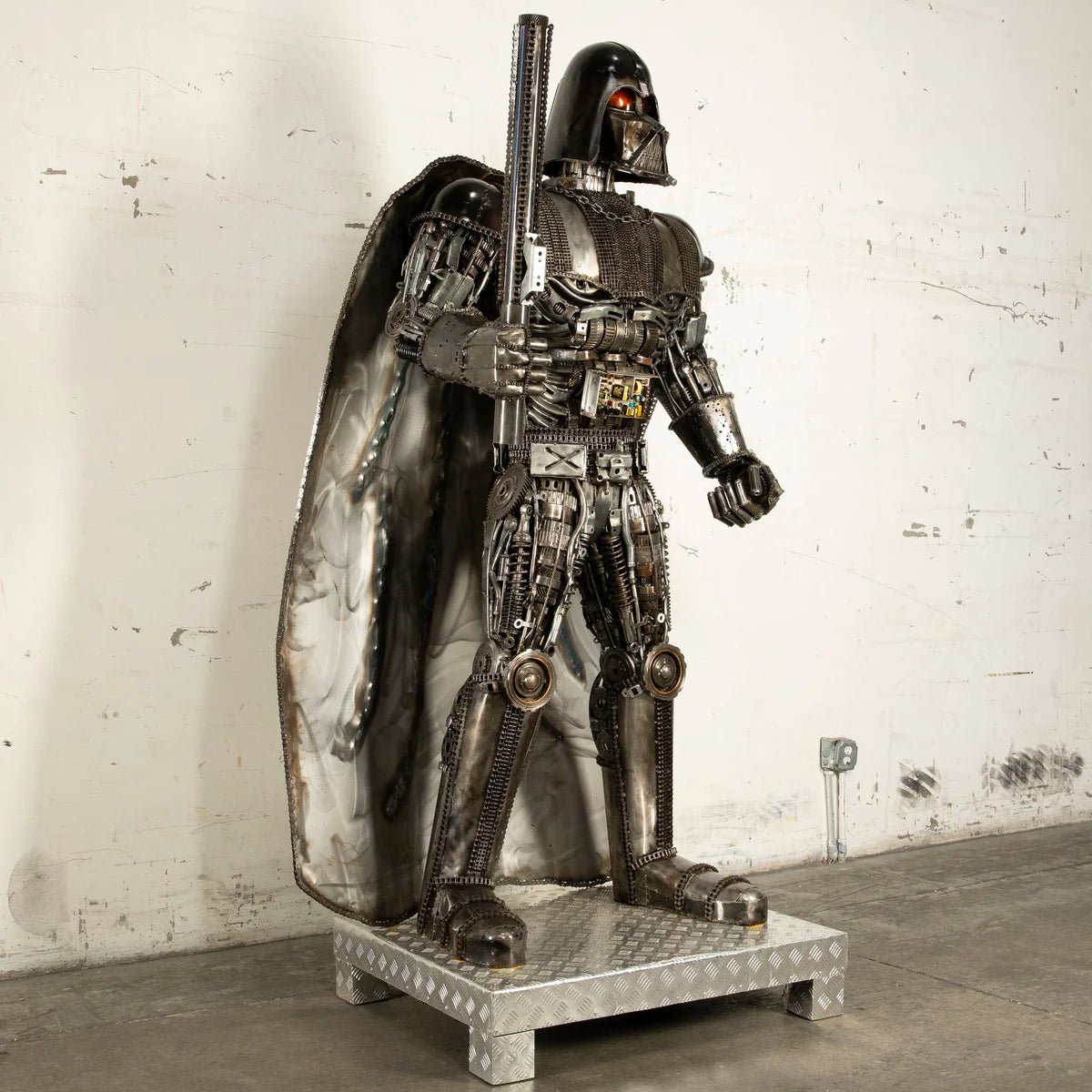 79 Darth Vader Inspired Recycled Metal Art Sculpture - Xformerz