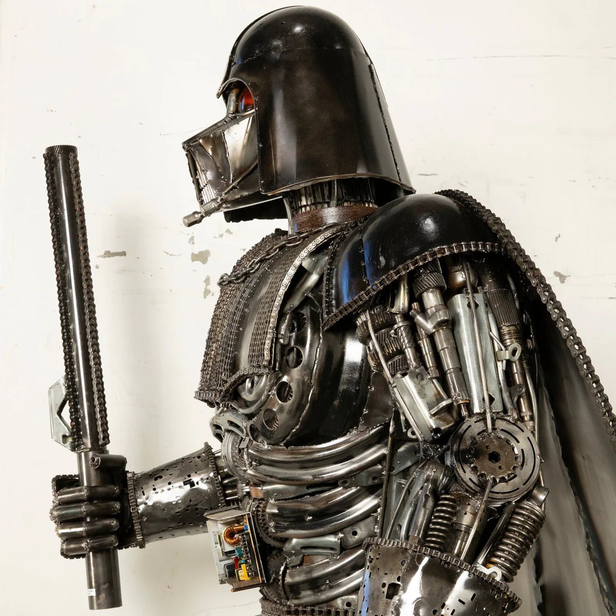 79 Darth Vader Inspired Recycled Metal Art Sculpture - Xformerz