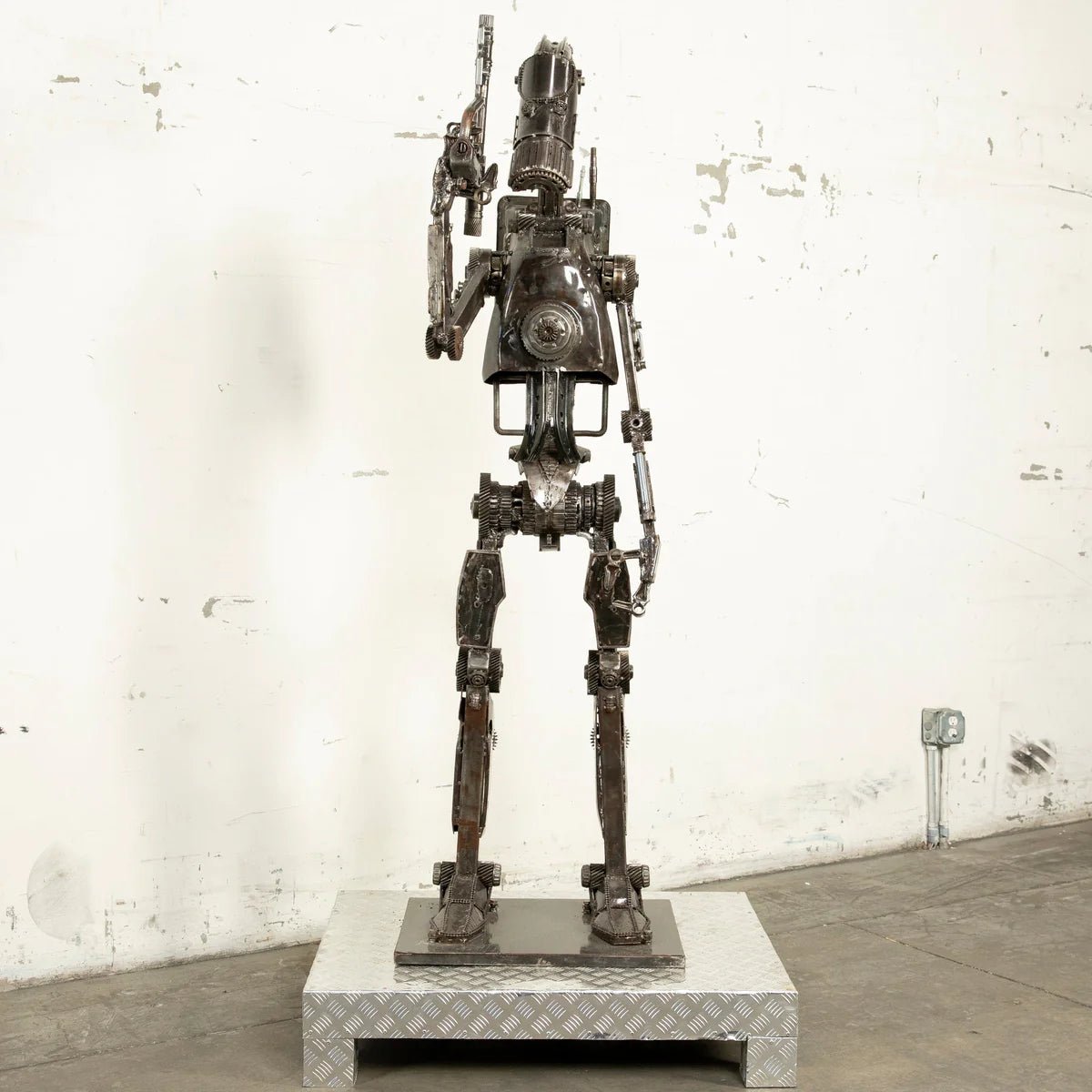 79 Droid Inspired Recycled Metal Sculpture - Xformerz