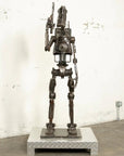 79 Droid Inspired Recycled Metal Sculpture - Xformerz