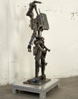 79 Droid Inspired Recycled Metal Sculpture - Xformerz