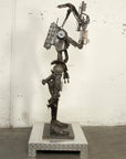 79 Droid Inspired Recycled Metal Sculpture - Xformerz