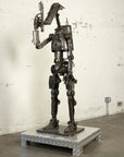 79 Droid Inspired Recycled Metal Sculpture - Xformerz