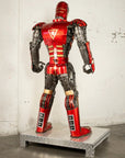 79" Iron Man Inspired Recycled Metal Art Sculpture - Xformerz