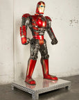 79" Iron Man Inspired Recycled Metal Art Sculpture - Xformerz