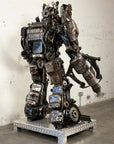 79" Megatron Inspired Recycled Metal Art Sculpture - Xformerz