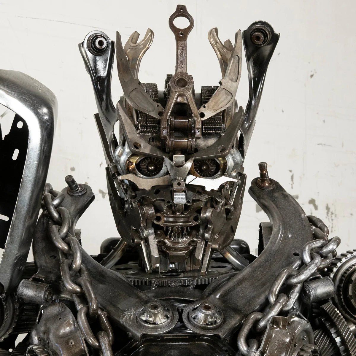 79&quot; Megatron Inspired Recycled Metal Art Sculpture - Xformerz