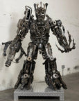 79" Megatron Inspired Recycled Metal Art Sculpture - Xformerz