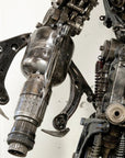 79" Megatron Inspired Recycled Metal Art Sculpture - Xformerz