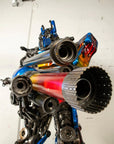 79" Optimus Prime Inspired Recycled Metal Art Sculpture - Xformerz