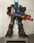 79" Optimus Prime Inspired Recycled Metal Art Sculpture - Xformerz