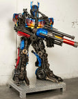 79" Optimus Prime Inspired Recycled Metal Art Sculpture - Xformerz