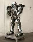 79" Storm Trooper Inspired Recycled Metal Art Sculpture - Xformerz