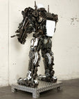 79" Storm Trooper Inspired Recycled Metal Art Sculpture - Xformerz