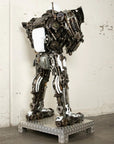 79" Storm Trooper Inspired Recycled Metal Art Sculpture - Xformerz