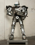 79" Storm Trooper Inspired Recycled Metal Art Sculpture - Xformerz