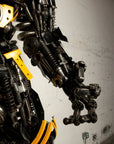 91" Bumblebee Inspired Recycled Metal Art Sculpture - Xformerz