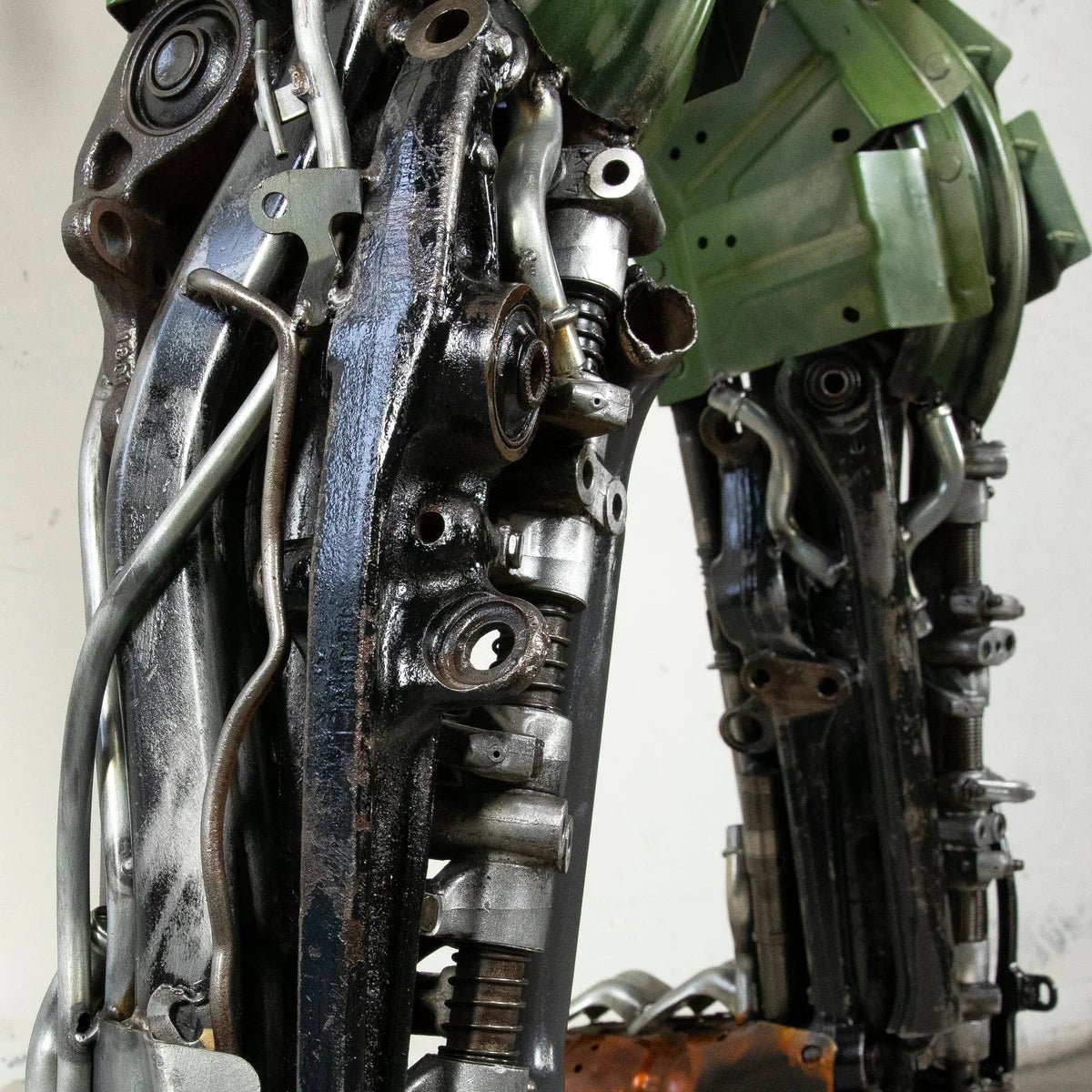 91 Mandalorian Inspired Recycled Metal Art Sculpture - Xformerz