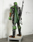 91 Mandalorian Inspired Recycled Metal Art Sculpture - Xformerz