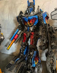 91" Optimus Prime Inspired Recycled Metal Art Sculpture - Xformerz