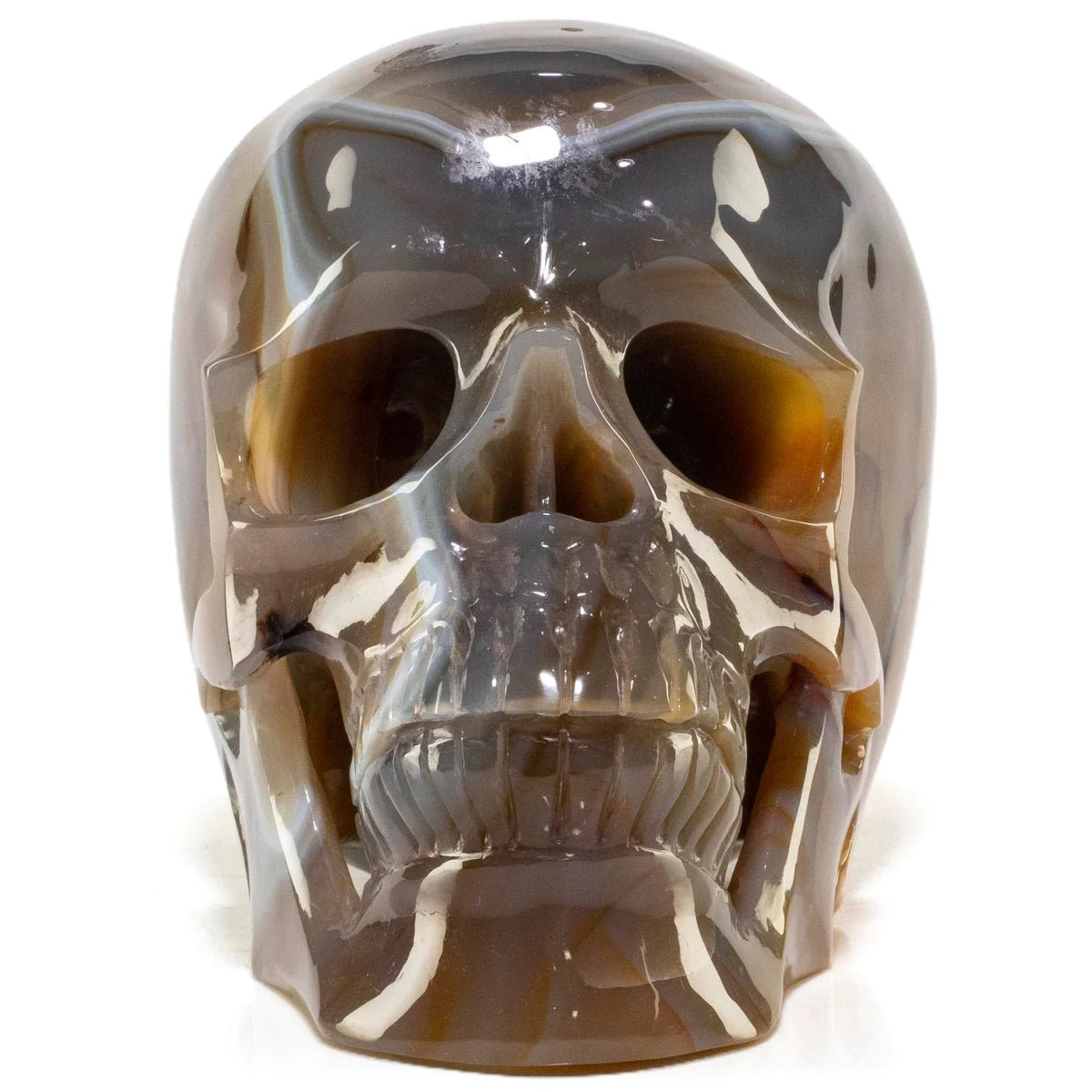 Agate Skull Carving 7 3,219g - Xformerz