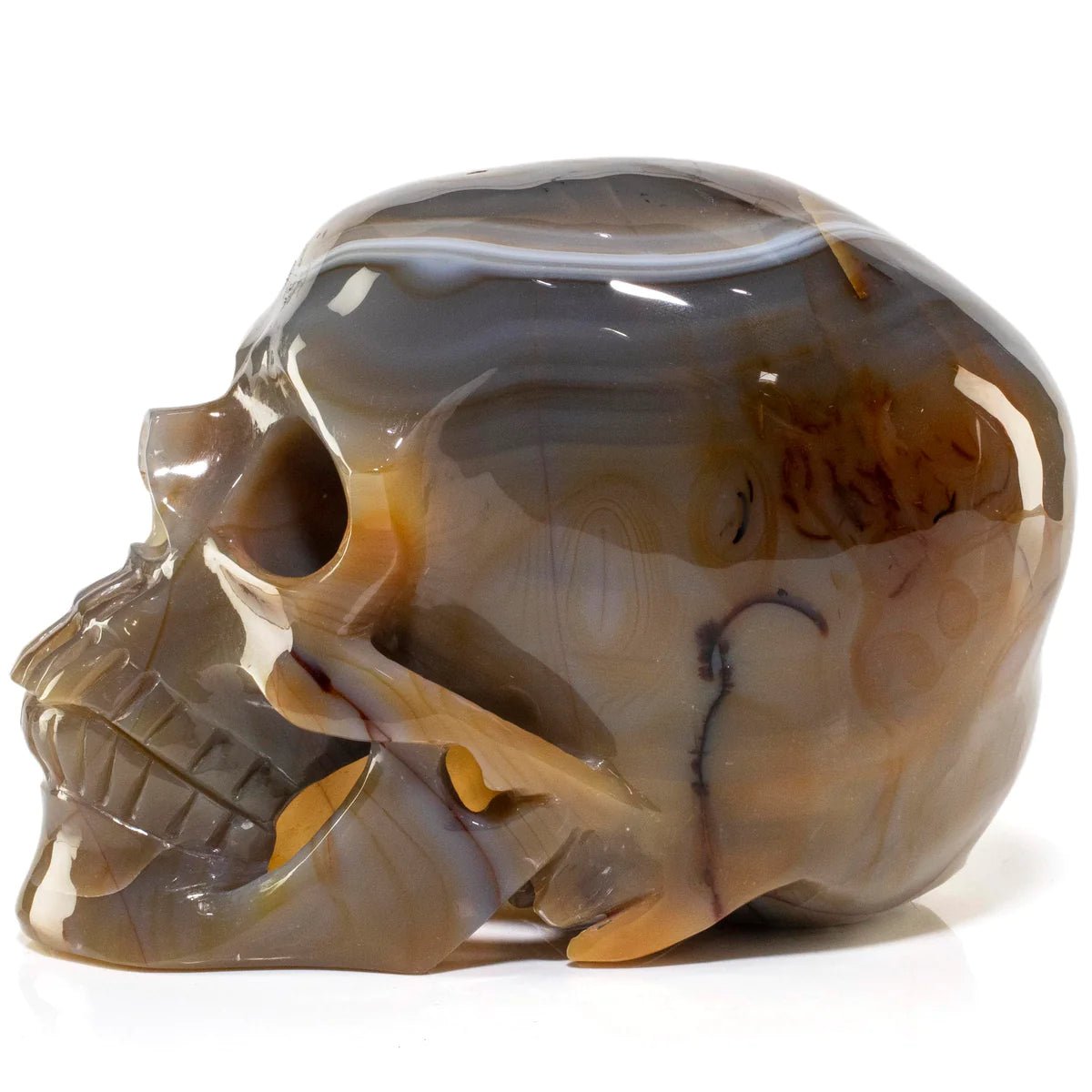 Agate Skull Carving 7 3,219g - Xformerz