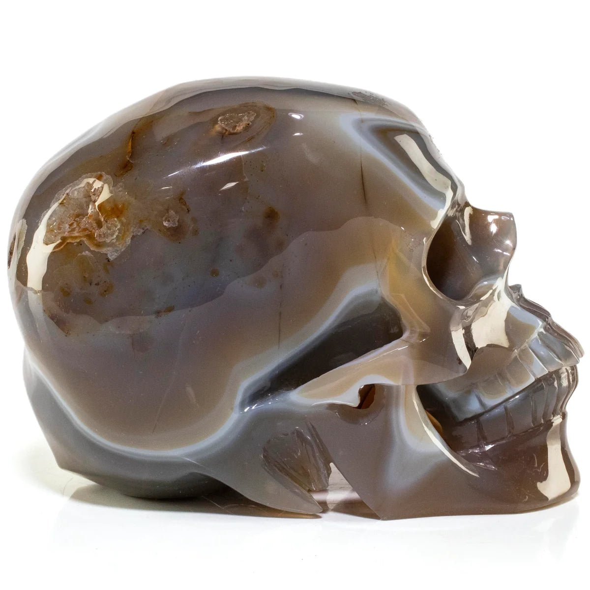 Agate Skull Carving 7 3,219g - Xformerz