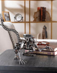 Alien Crouched Inspired Recycled Metal Sculpture - Xformerz